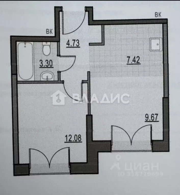 1-к кв. Москва ул. Академика Королева, 21 (37.2 м) - Фото 0