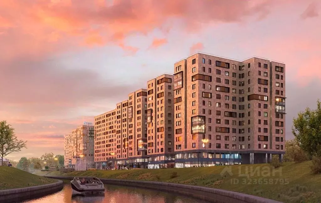 Студия Санкт-Петербург Коломяжский просп., 4 (14.91 м) - Фото 1