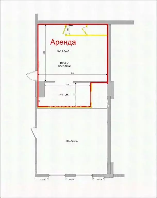Торговая площадь в Ульяновская область, Ульяновск ул. Димитрова, 2 (37 ... - Фото 2