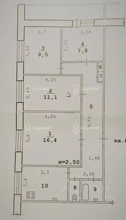 Комната Волгоградская область, Волгоград Рионская ул., 5 (11.1 м) - Фото 0