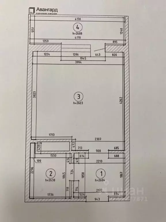 Студия Санкт-Петербург пос. Шушары, просп. Старорусский, 13к2 (23.9 м) - Фото 0