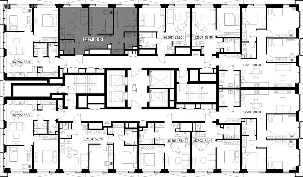 2-комнатная квартира: Москва, Вишнёвая улица, 7с80 (53.4 м) - Фото 0