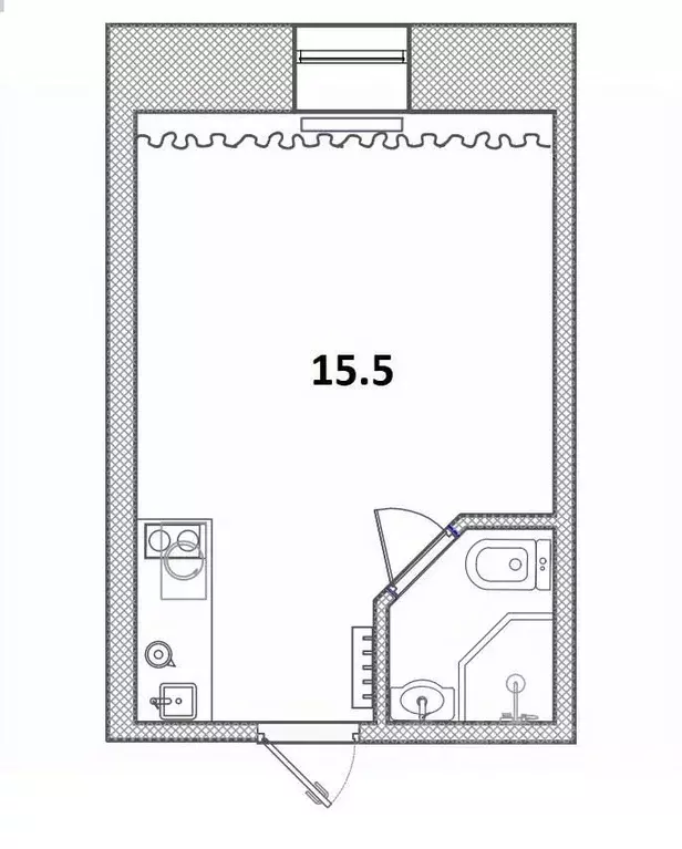 Студия Санкт-Петербург просп. Большой Васильевского острова, 90 (15.5 ... - Фото 2
