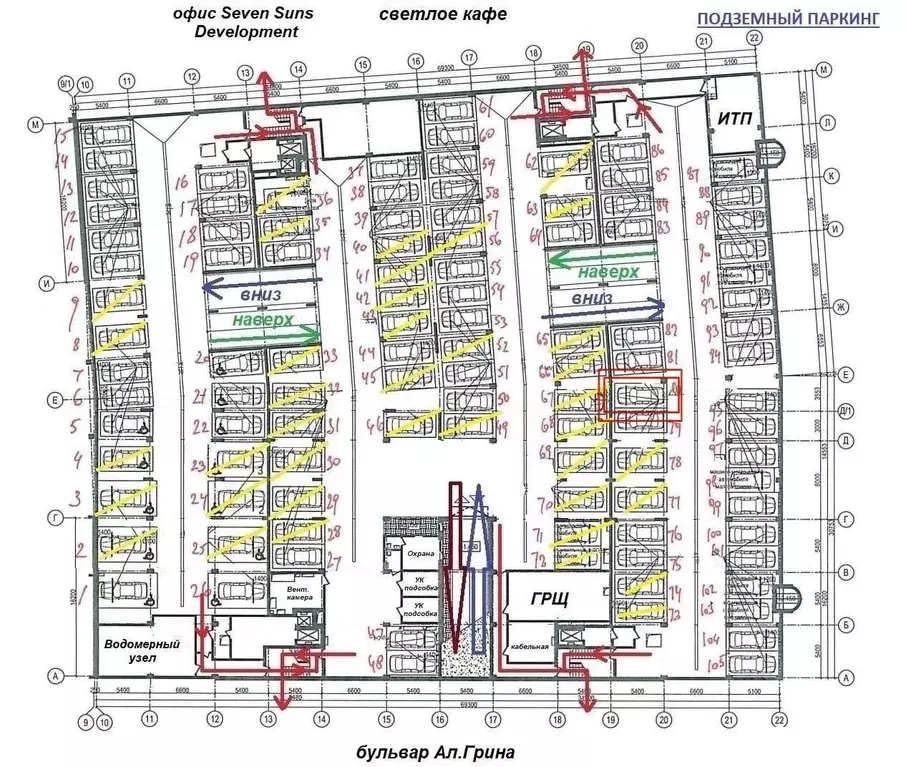 Гараж в Санкт-Петербург бул. Александра Грина, 1 (13 м) - Фото 2