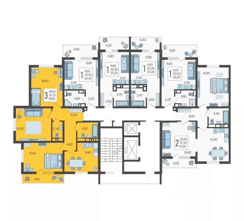 3-к кв. Краснодарский край, Сочи городской округ, с. Раздольное ул. ... - Фото 2
