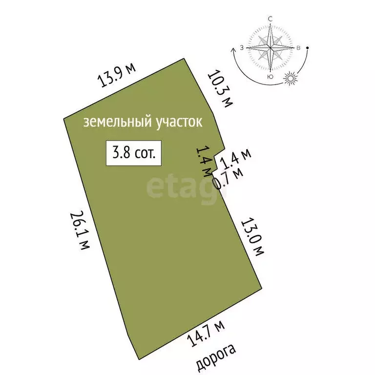 Дом в Челябинская область, Троицкий муниципальный округ, посёлок ... - Фото 1