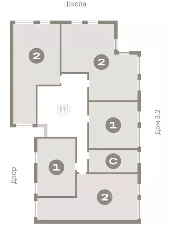 1-к кв. Тюменская область, Тюмень  (45.89 м) - Фото 1
