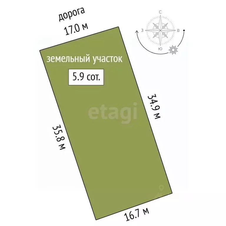 Участок в Ростовская область, Мясниковский район, Краснокрымское ... - Фото 1