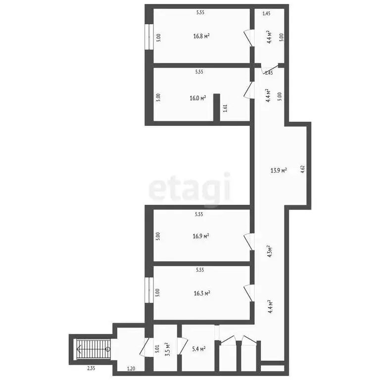 Помещение свободного назначения (112.1 м) - Фото 1