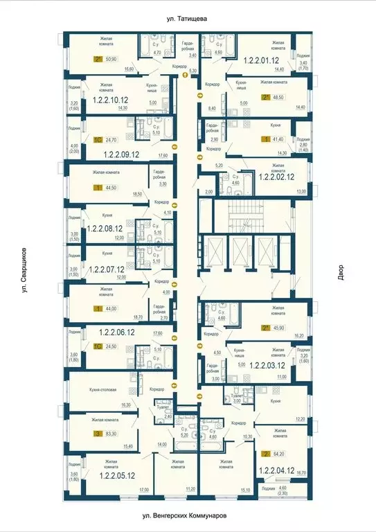 Квартира-студия: Екатеринбург, улица Татищева, 105 (24.5 м) - Фото 0