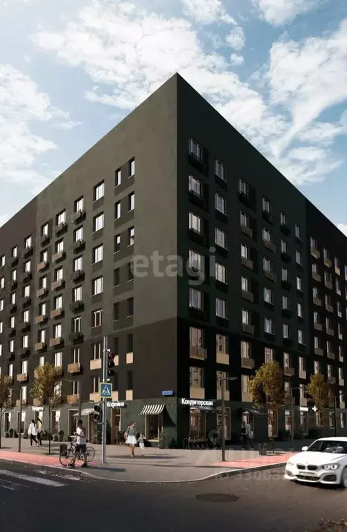 Студия Тюменская область, Тюмень ул. Республики, 204к12 (30.8 м) - Фото 0
