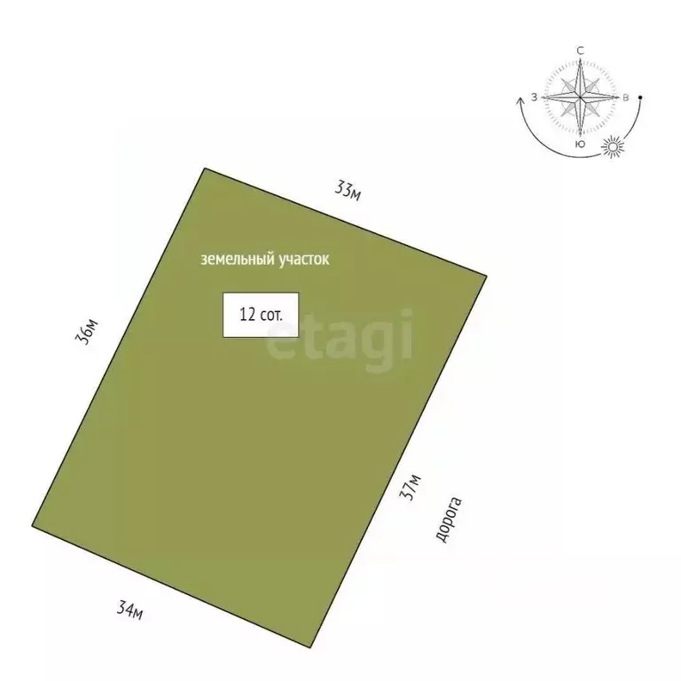 Участок в Саха (Якутия), Якутск Марха мкр, ул. Ойунского (12.0 сот.) - Фото 2