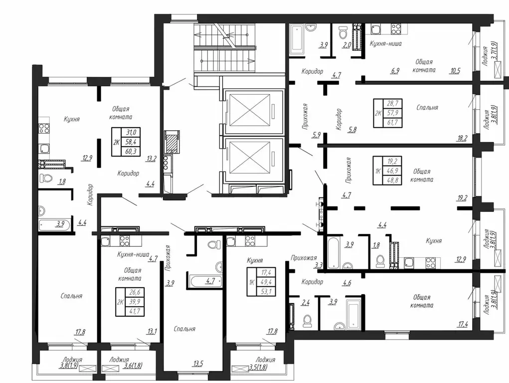 2-к кв. Ленинградская область, Тосненский район, пос. Тельмана ул. ... - Фото 2