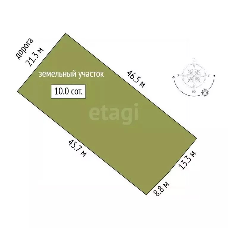 Участок в Забайкальский край, Читинский район, Карповское СНТ  (10.0 ... - Фото 2