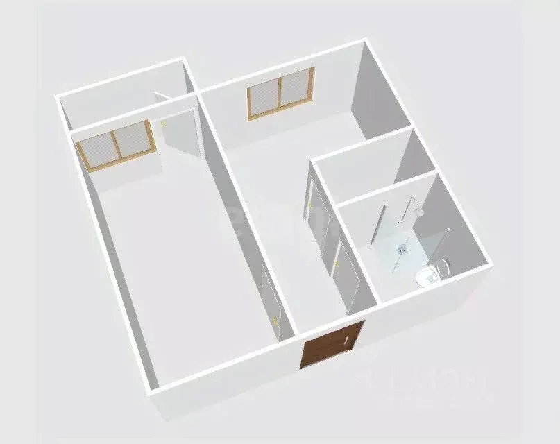 1-к кв. Сахалинская область, Южно-Сахалинск просп. Мира, 288 (33.2 м) - Фото 2