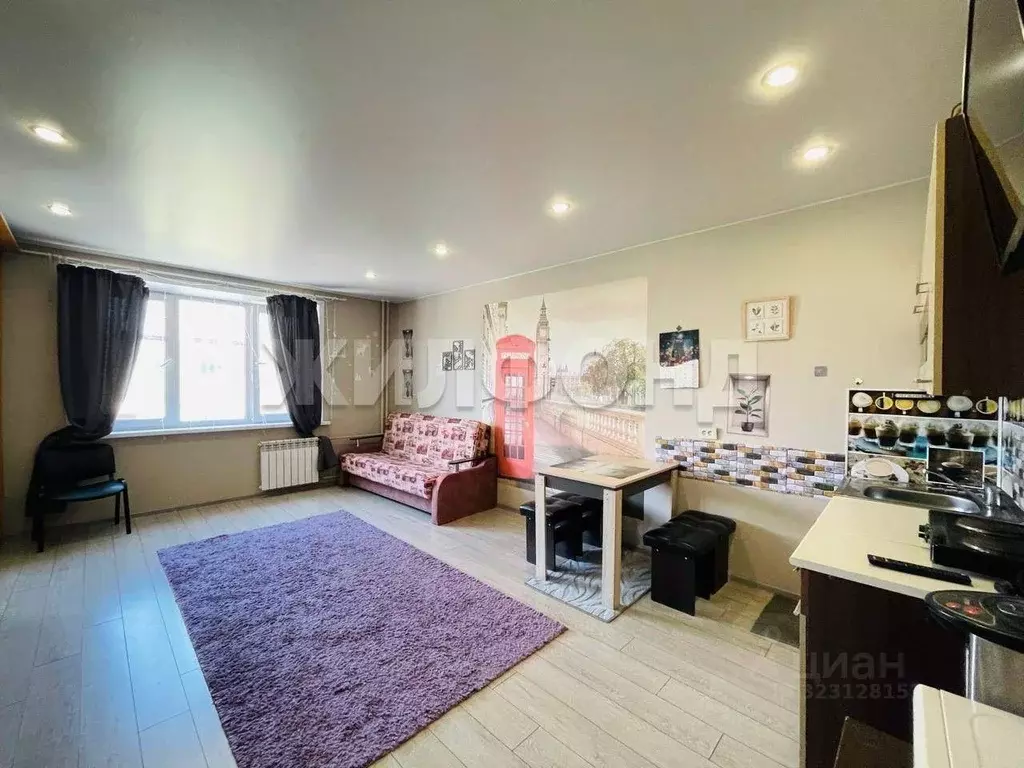 1-к кв. Новосибирская область, Новосибирск ул. Виктора Шевелева, 18 ... - Фото 1