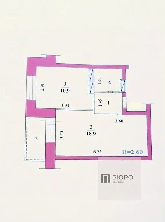 1-к кв. Волгоградская область, Волжский Оломоуцкая ул., 18 (35.9 м) - Фото 1