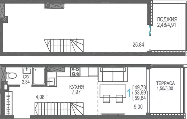 Студия Крым, Сакский район, Лесновское с/пос, с. Прибрежное Розовое ... - Фото 1