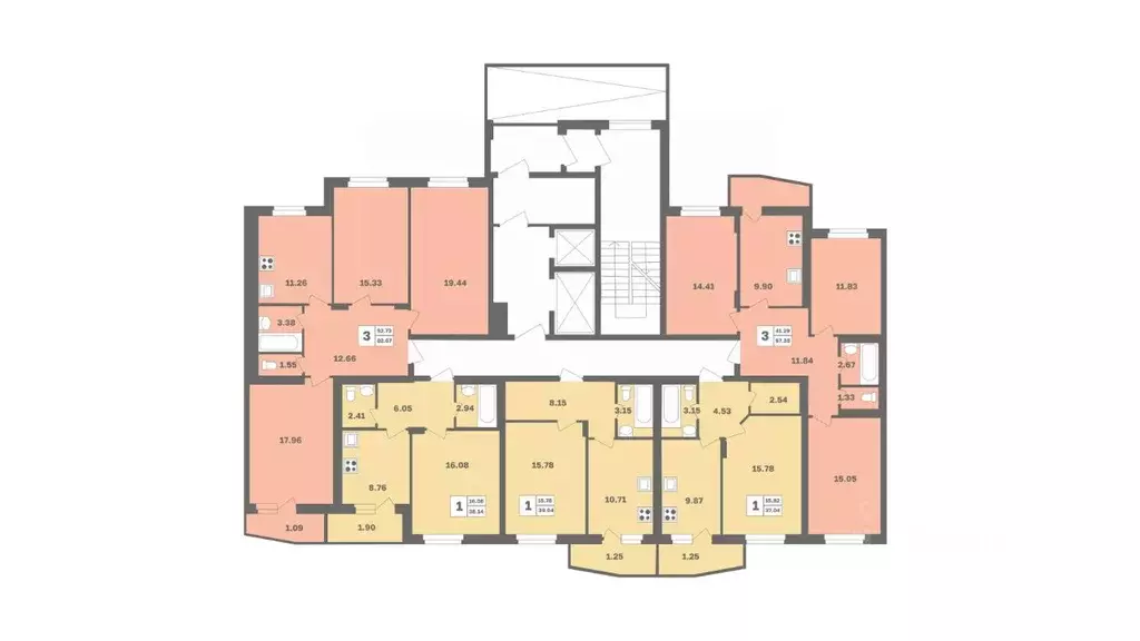 1-к кв. Башкортостан, Уфа ул. Рашита Нигмати, 12 (38.14 м) - Фото 2