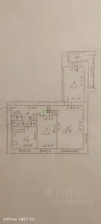3-к кв. Воронежская область, Воронеж ул. 25 Января, 6 (60.5 м) - Фото 1
