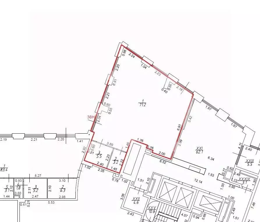 Торговая площадь в Москва Нагатинская наб., 10А (80 м) - Фото 2