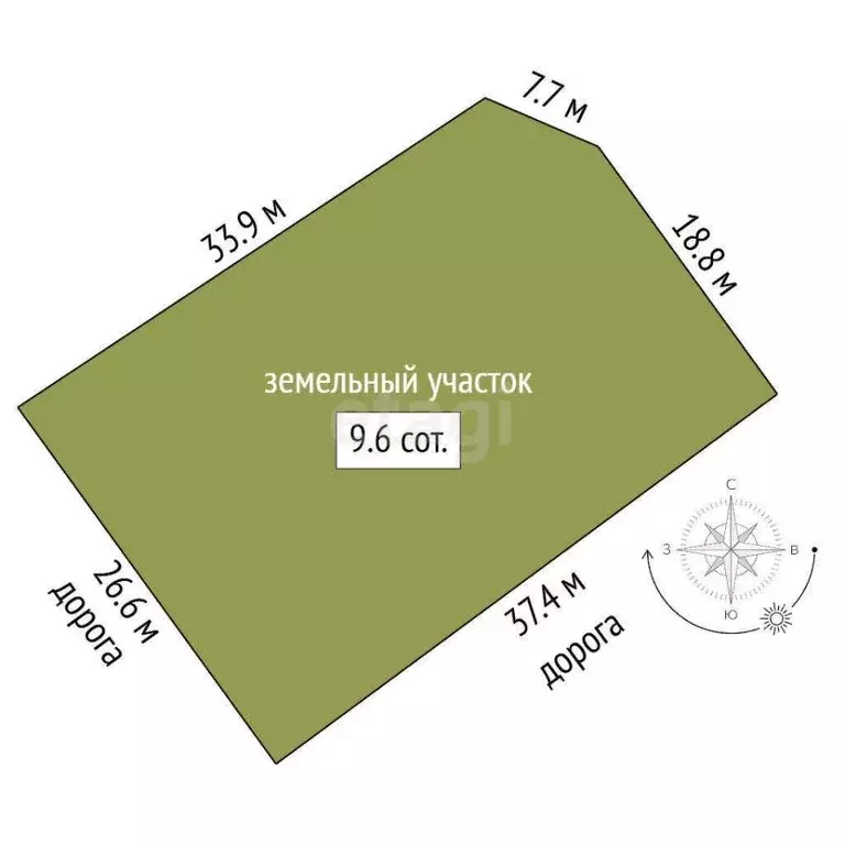 Участок в Марий Эл, Йошкар-Ола ул. Павлова, 9 (9.55 сот.) - Фото 1