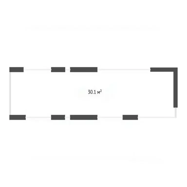 Гараж в Москва Прокшино жилой комплекс, 7.1.3 (30 м) - Фото 2