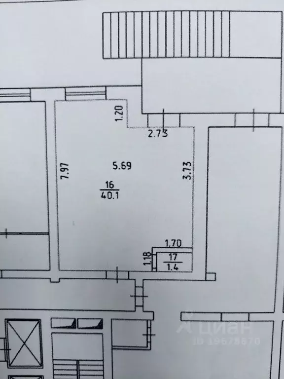 Помещение свободного назначения в Удмуртия, Ижевск Школьная ул., 8 (42 ... - Фото 2
