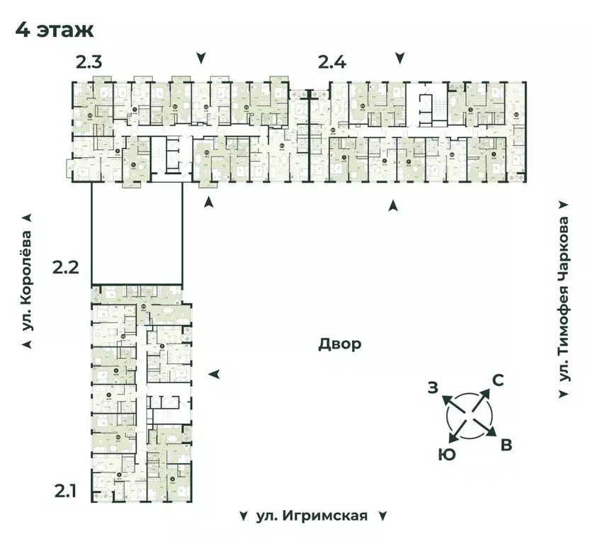 3-к кв. Тюменская область, Тюмень Тарманы мкр,  (53.82 м) - Фото 2