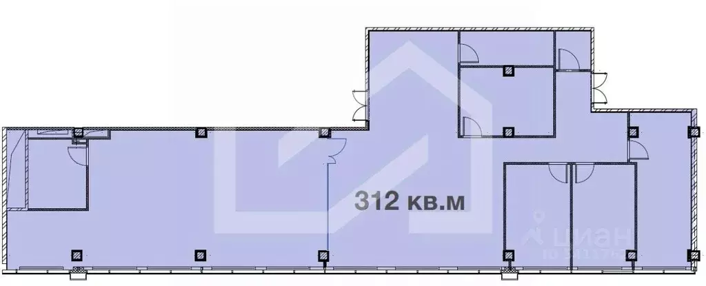 Офис в Москва Верейская ул., 11 (312 м) - Фото 2
