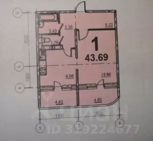 1-к кв. Московская область, Егорьевск 5-й мкр, 13 (39.0 м) - Фото 0