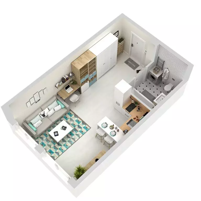 Квартира-студия: Екатеринбург, улица 8 Марта, 204Е (30.58 м) - Фото 2