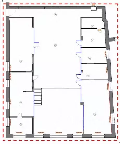 Помещение свободного назначения в Москва Холодильный пер., 3к1с6 (753 ... - Фото 2