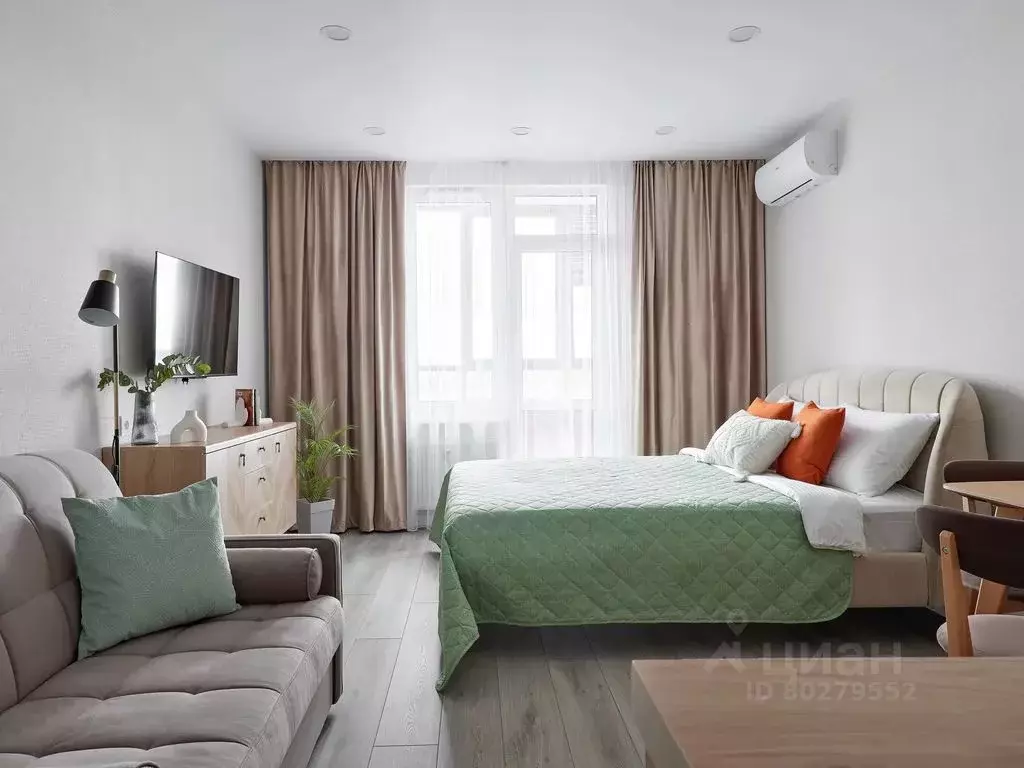 Студия Санкт-Петербург Богатырский просп., 2А (30.0 м) - Фото 1