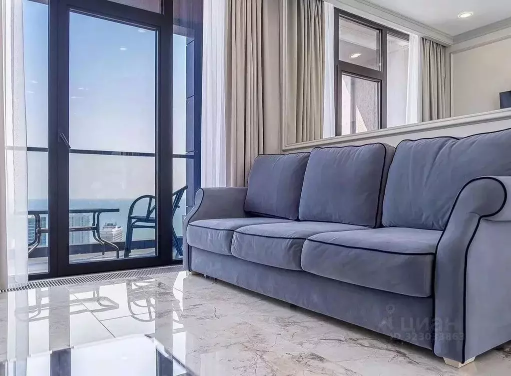 1-к кв. Краснодарский край, Сочи Светлана мкр, ул. Депутатская, 10Б/1 ... - Фото 0