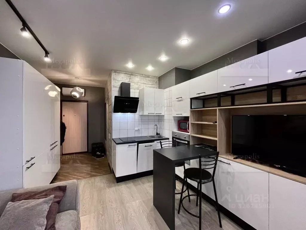 Студия Санкт-Петербург ул. Оптиков, 37 (29.0 м) - Фото 2