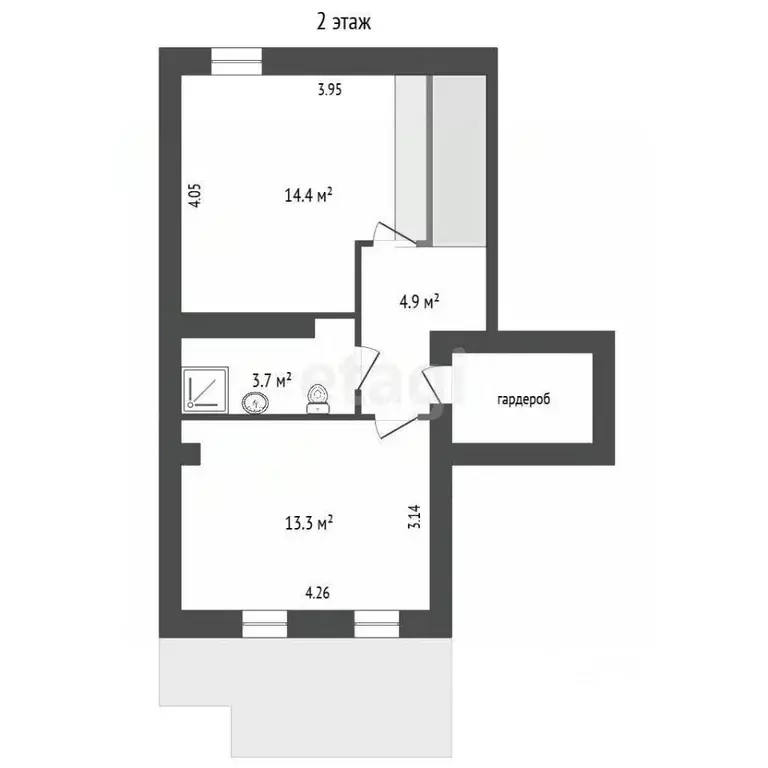 3-к кв. Ярославская область, Ярославль ул. Шевелюха, 57 (80.1 м) - Фото 2