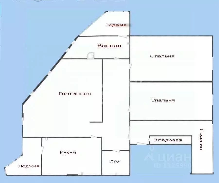 3-к кв. Липецкая область, Липецк ул. Е.И. Замятина, 2 (114.0 м) - Фото 2