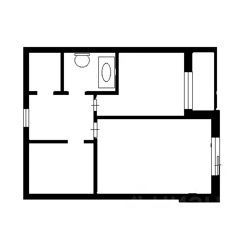 1-к кв. Башкортостан, Уфа ул. Геологов, 53 (43.2 м) - Фото 1