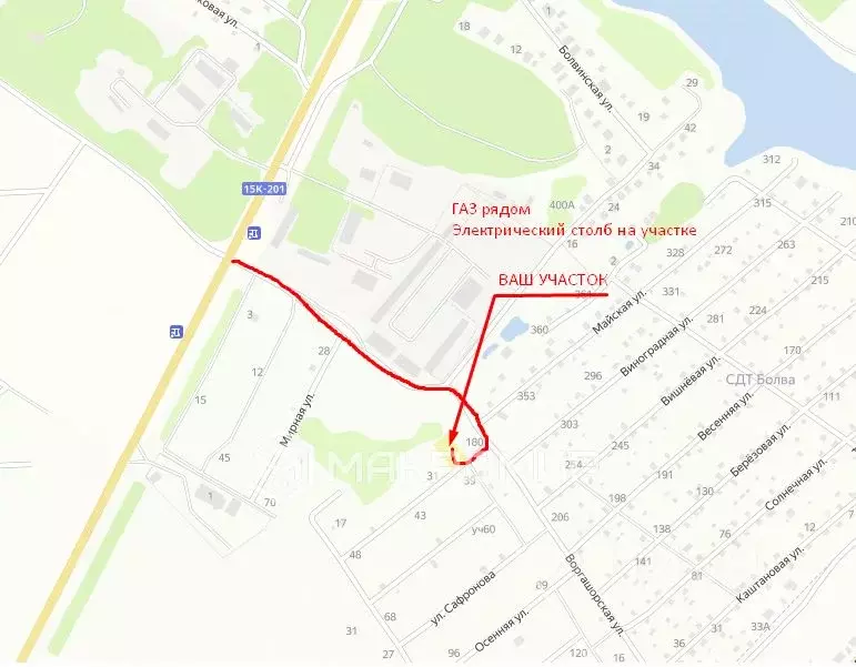 Участок в Брянская область, Брянский район, Новодарковичское с/пос, ... - Фото 1