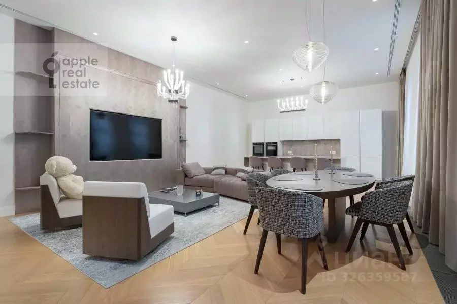 3-к кв. Москва ул. Большая Полянка, 9С1 (195.0 м) - Фото 1