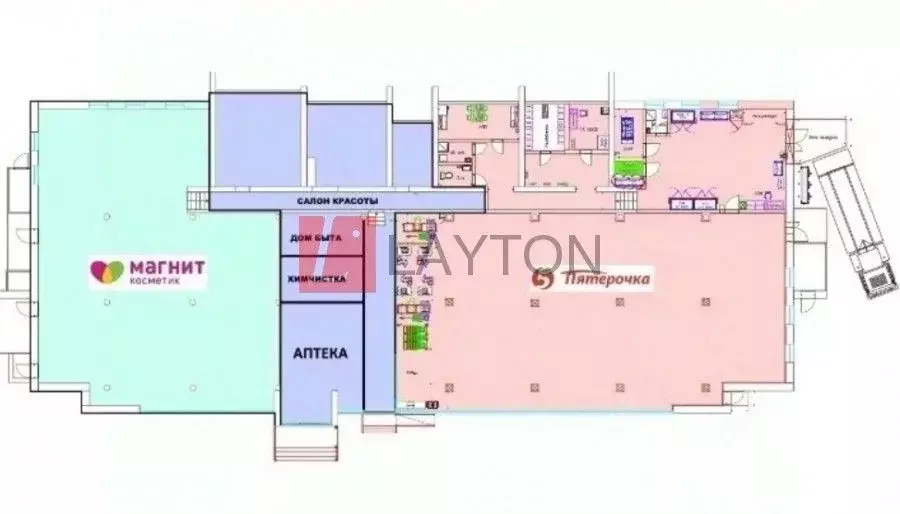 Торговая площадь в Москва ул. Плющева, 14 (1038 м) - Фото 1