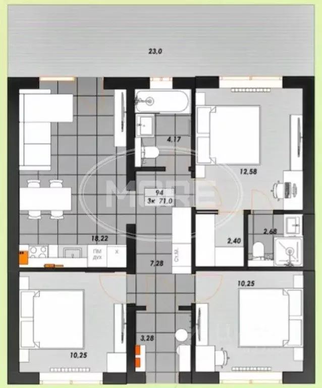 Дом в Калининградская область, Гурьевский муниципальный округ, пос. ... - Фото 2
