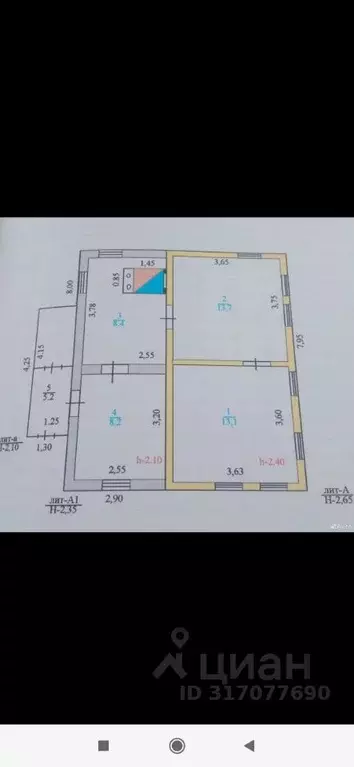 Дом в Тюменская область, Ишим Паровозная ул. (45 м) - Фото 1