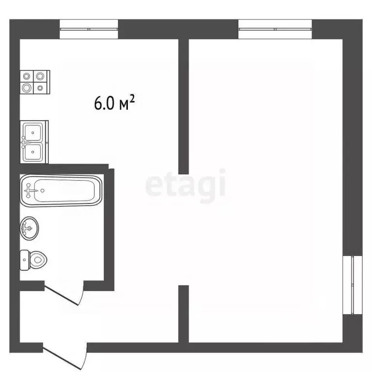 1-к кв. Пермский край, Пермь ул. Механошина, 10 (46.3 м) - Фото 2