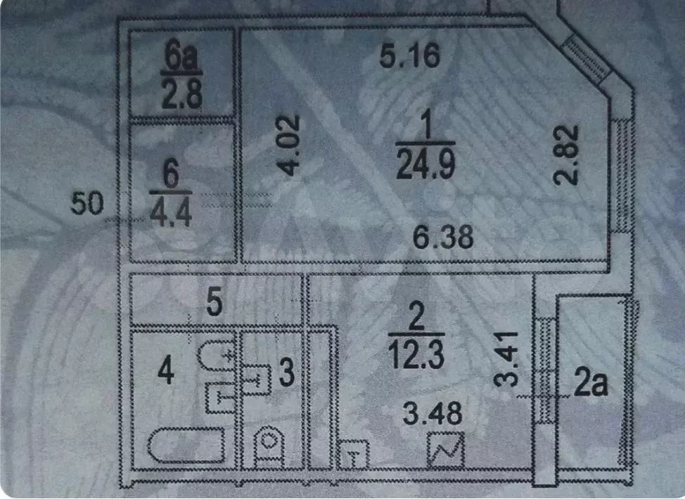 1-к. квартира, 55 м, 14/16 эт. - Фото 0