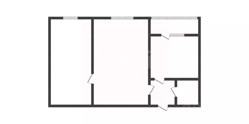 2-к кв. Курганская область, Курган ул. Куйбышева, 142А (43.6 м) - Фото 2