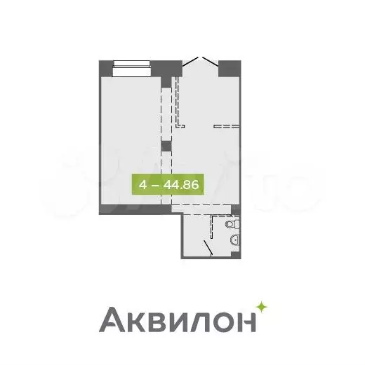 Продам помещение свободного назначения, 44.86 м - Фото 0