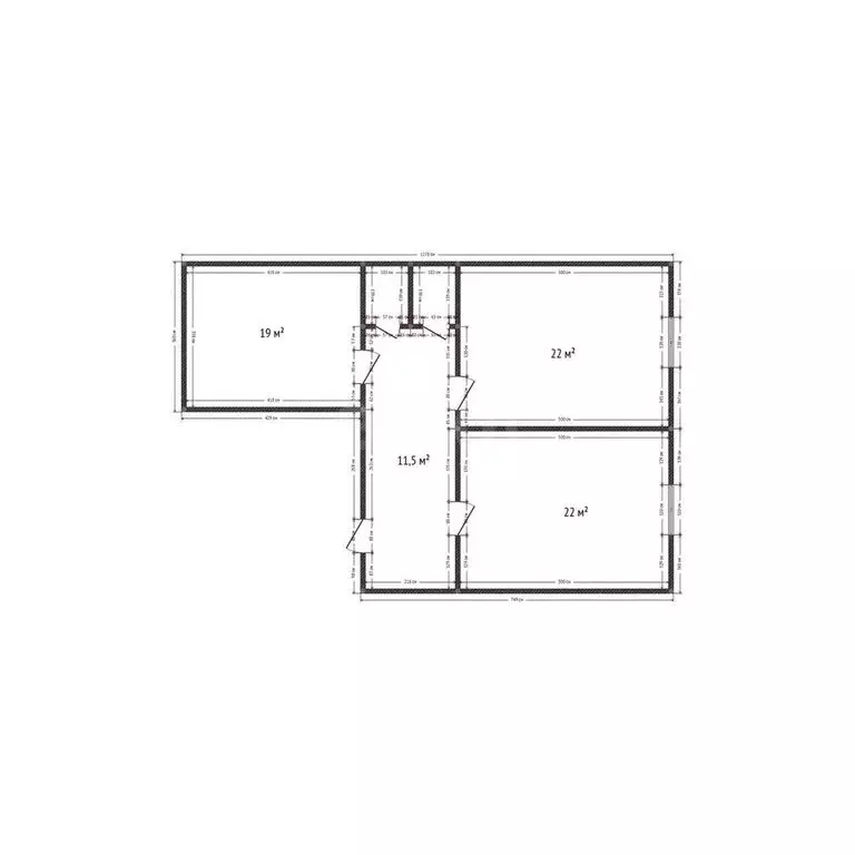 2-комнатная квартира: Махачкала, проспект Насрутдинова, 55Б (80 м) - Фото 1