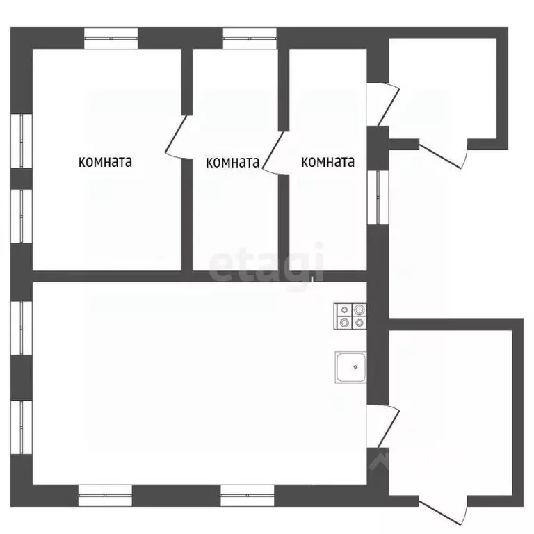 Дом в Омская область, Омск Совхозная ул., 120 (54 м) - Фото 0